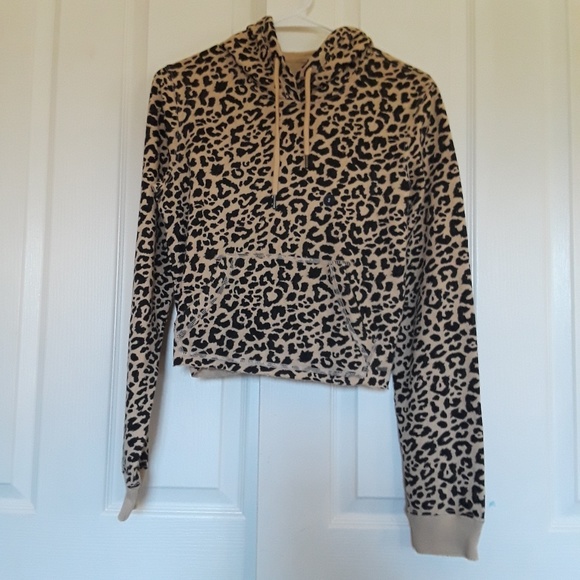 Hollister leopard hoodie Clearance